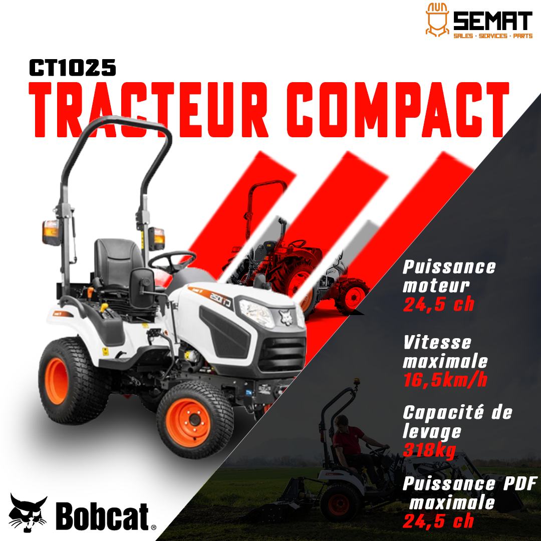 La gamme tracteur compact Bobcat DÉBARQUE!